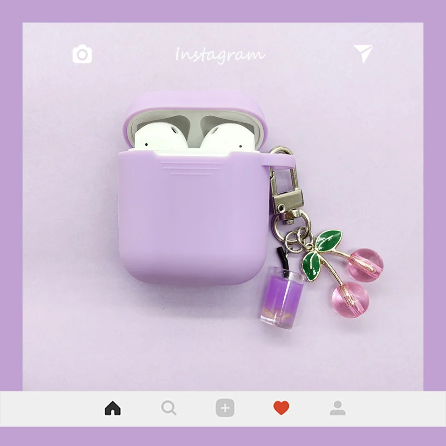 Милый мягкий чехол-гарнитура для Apple AirPods Bluetooth наушники чехлы Airpods Box Protectiv Cover |