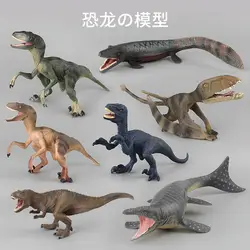 Модель мягкие Silcone в натуральную величину модель динозавра Swift и дракон ихтиозавры мозазавра Т-Рекс модель игрушки музей Динозавр из бутика
