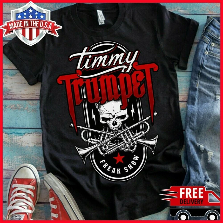 Timmy trume Freak Show черная футболка для мужчин из хлопка Supplier Us поставщик тройник новые тренды футболка