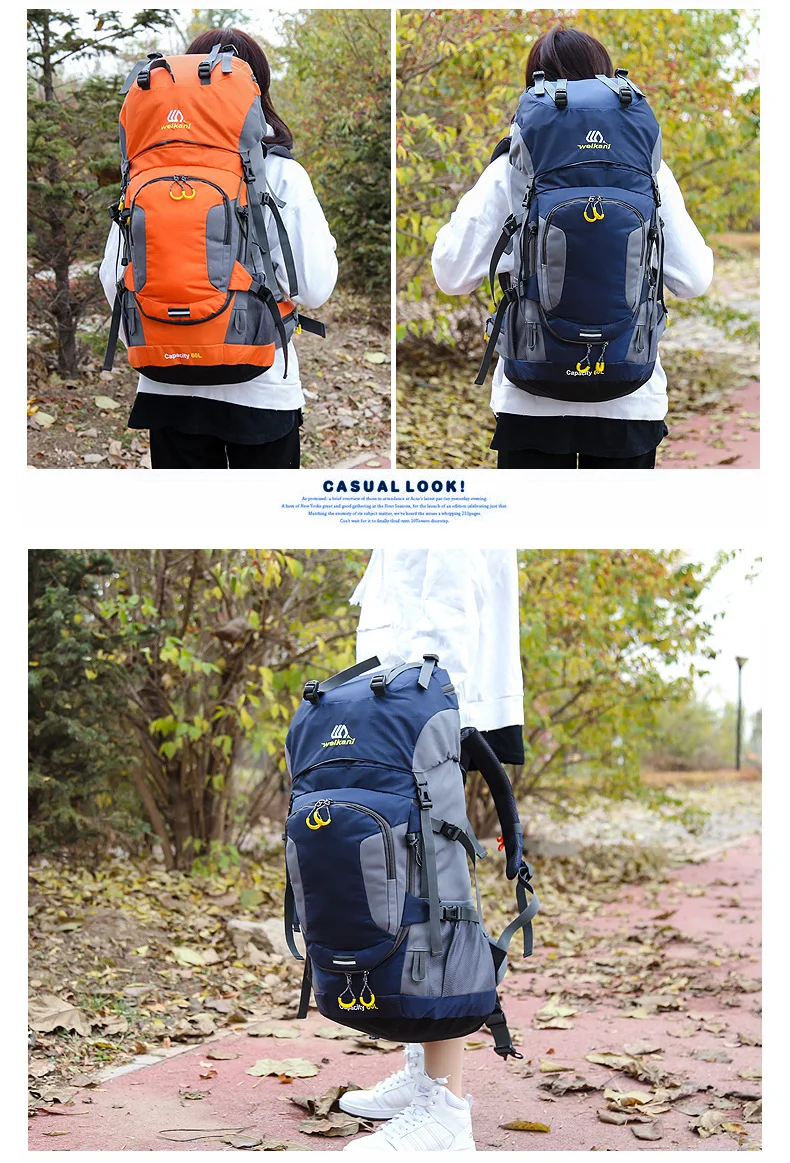80L открытый рюкзак, походная сумка для альпинизма, водонепроницаемые спортивные сумки, альпинистские походные рюкзаки, походные рюкзаки для альпинизма