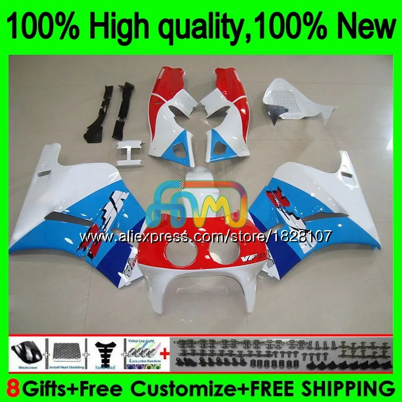 NC35 RVF400R для HONDA ЛРВ 400 R 400R красного, синего и белого цвета, VFR400 R V4 89BS. 7 VFR400R NC24 95 96 97 98 1995 1996 1997 1998 обтекатель - Цвет: No. 1