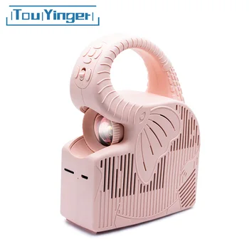 

Touyinger T2 Portable USB LED Beamer Super Video Projector Gift for Children 320x240px support 1080P Media Player High-End Gifts