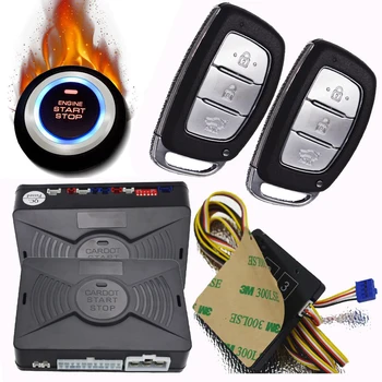 

cardot push button start stop remote engine ignition start auto car alarm system