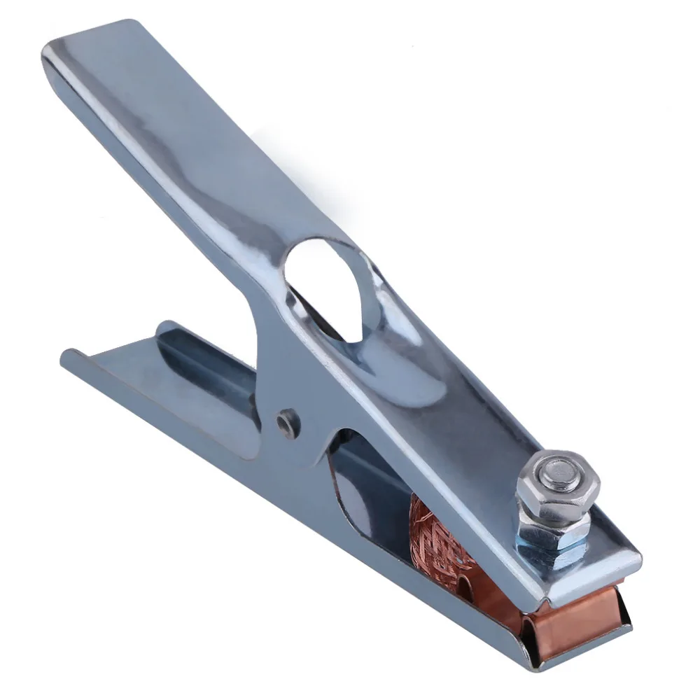 

2017 New Practical 300A Grounding Welding Manual Welders Arc Earth Chrome-Plated Cable Clip Electrical Clamp Copper Gripping