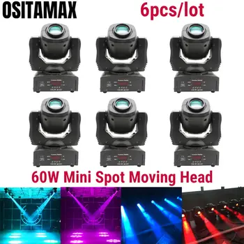 

6x60W mini led dmx gobo moving head spot light high bright dj disco stage lighting dj spot light moving head for show club bar