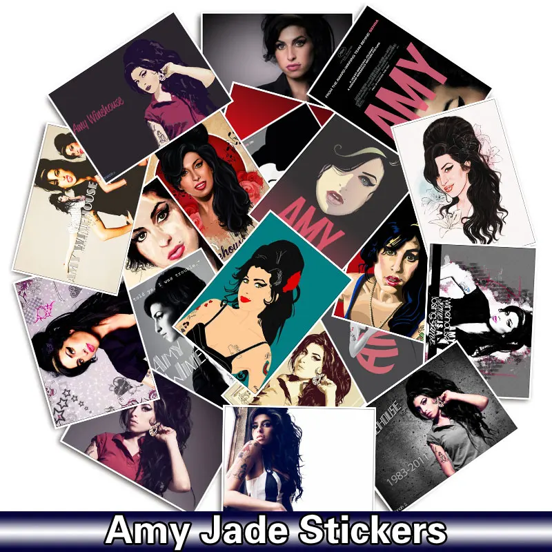 25 шт./упак. Amy Jade наклейки для мобильного телефона автомобиля мото ноутбук багаж велосипед скейтборд наклейка - Цвет: D113-25pcs