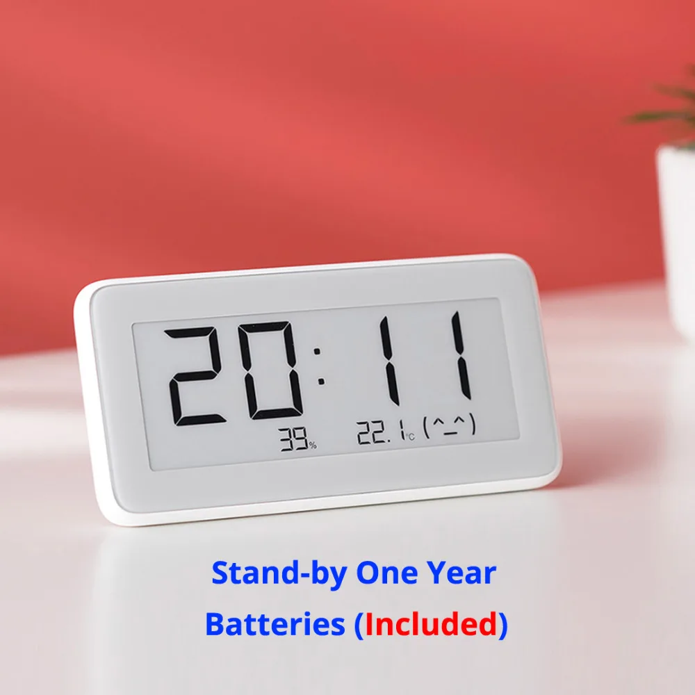 Xiaomi Mijia беспроводной смарт-электрические цифровые часы BT4.0 гигрометр термометр E-ink инструмент для измерения температуры