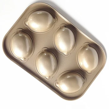 

Carbon Steel Cake Mold Lemon Shape Nonstick Cake Dish Muffin Pot Cake Tray Chiffon Cake Muffin Cream Mousse Dessert