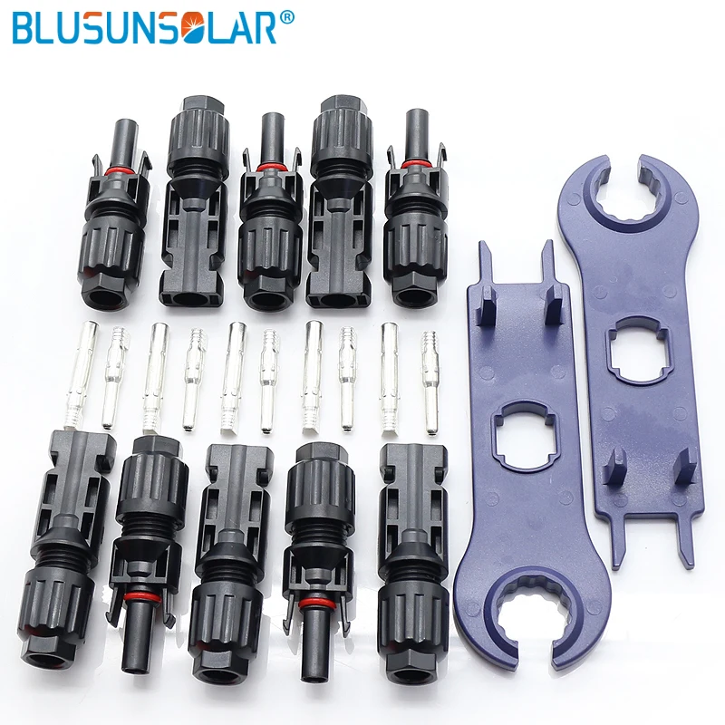 TUV Waterproof IP67 Solar PV Connector Cable Coupler solar plug Male Female Used in Solar Panel connector afbeelding