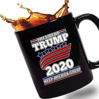 

Trump Coffee Mug Trump Pence Keep America Great 2020 MAGA Republican Conservative Gift Red Handle Ceramic Coffee Mug Tea Cup