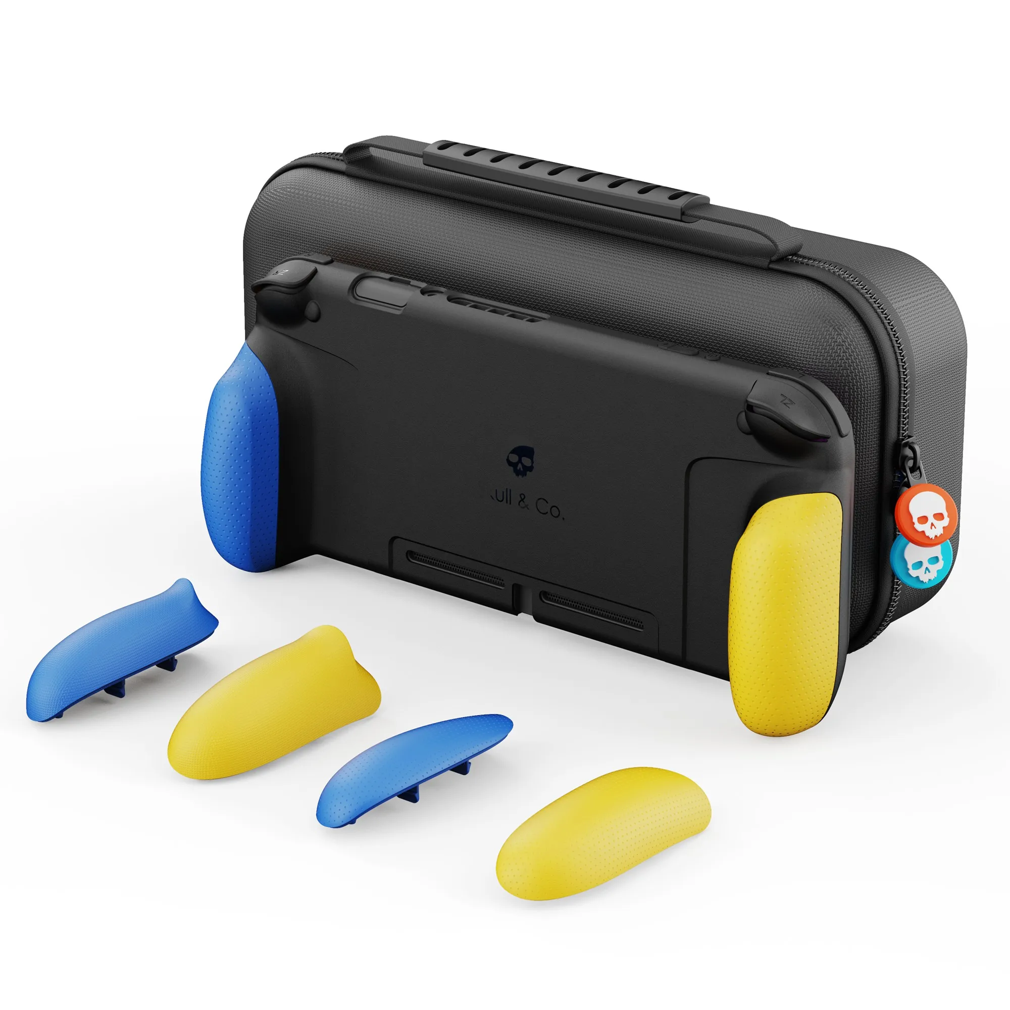 Чехол Skull & Co. Grip со сменными рукоятками чехол MaxCarry Жесткий сумка для хранения Nintendo