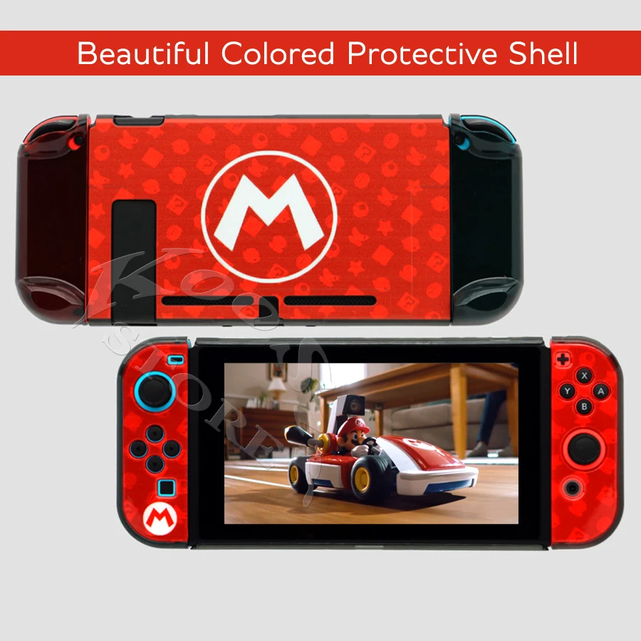 Роскошный чехол Nintendo Switch цветной защитный портативный милый для switch аксессуары