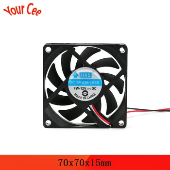 

Cooler fan 12V 3-Pin cpu cooler 70mmx70mmx15mm PC Computer CPU System Heatsink 70mm*70mm*15mm Brushless Cooling Fan 7015