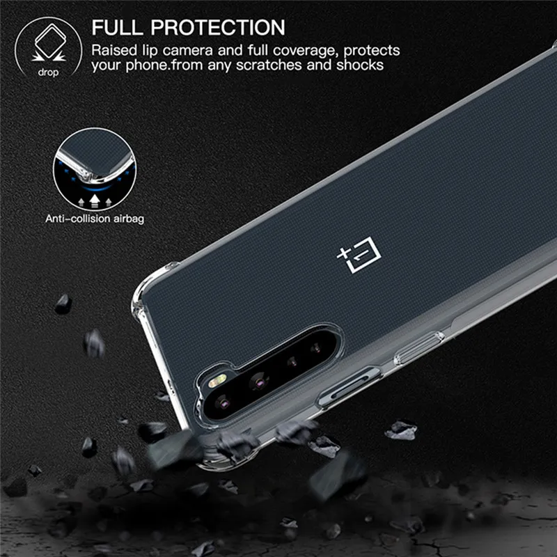 One Plus nord 8T силиконовый чехлы телефонов OnePlus 8 T Pro чехол мягкий прозрачный бампер