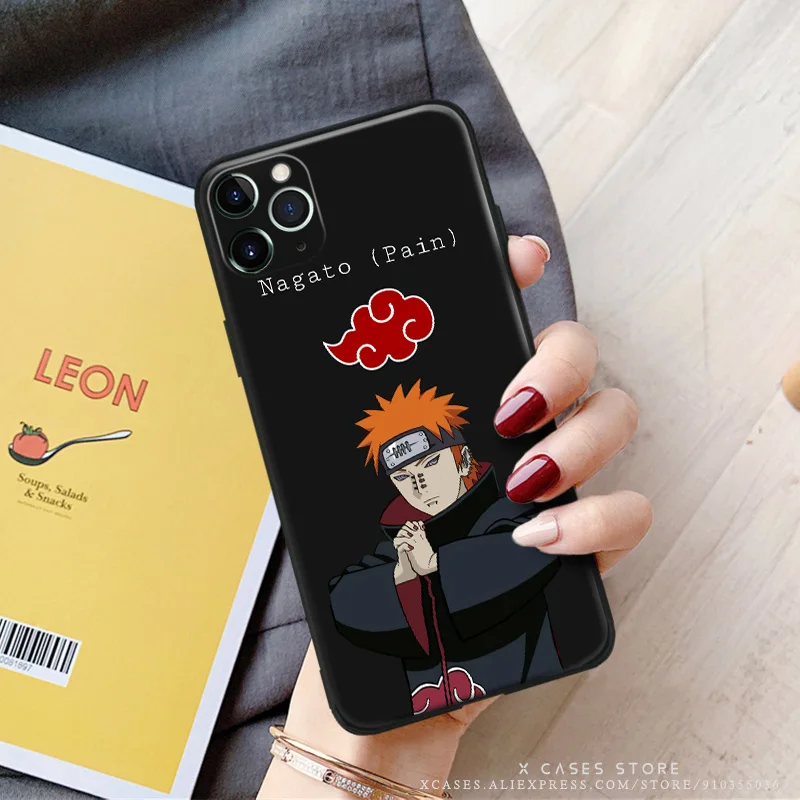 Nagato Pain Naruto Akatsuki FOR iPhone Se 6 6s 7 8 Plus X Xr Xs 11 12 Mini Pro Max TPU Soft Silicone Phone Case Cover Shell