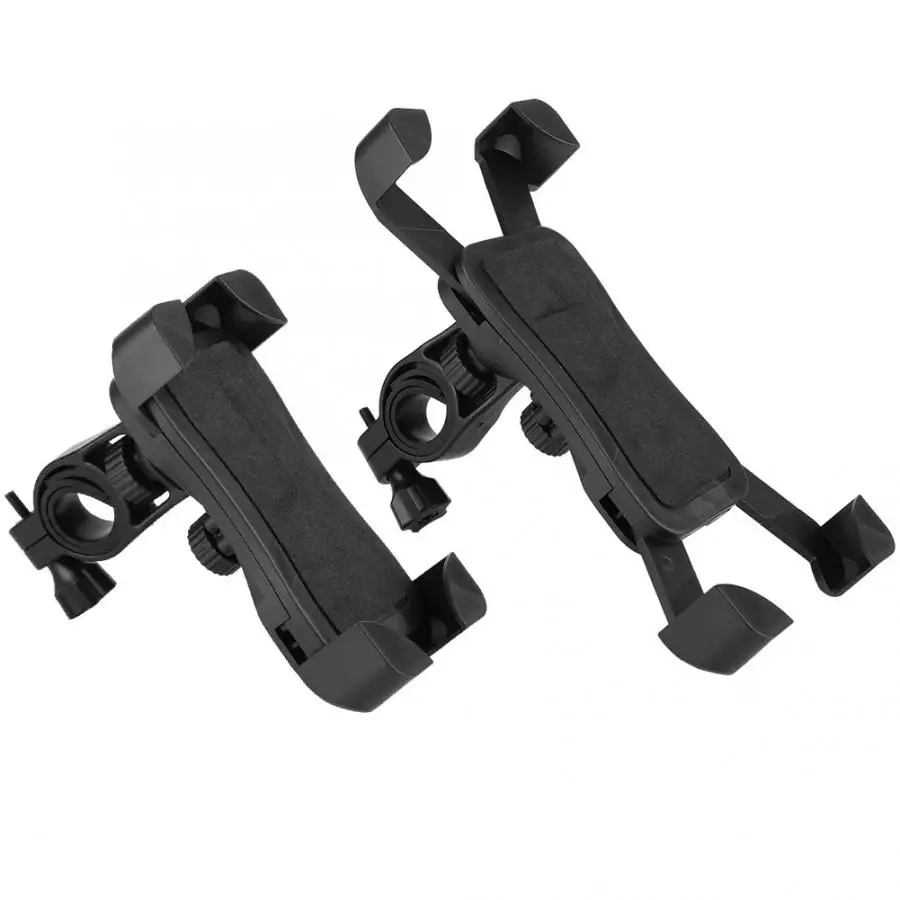 Adjustable Bicycle Phone Holder 360 Degrees Bicycle Mobile Phone Holder Secure Lock Universal Motorcycle Scooter Bike Accessorie