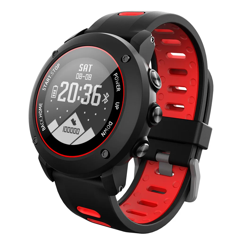 RD HIPERDEAL UW90 Спорт на открытом воздухе Смарт часы gps фитнес трекер сердечного ритма браслет группа Jy25 - Цвет: RD