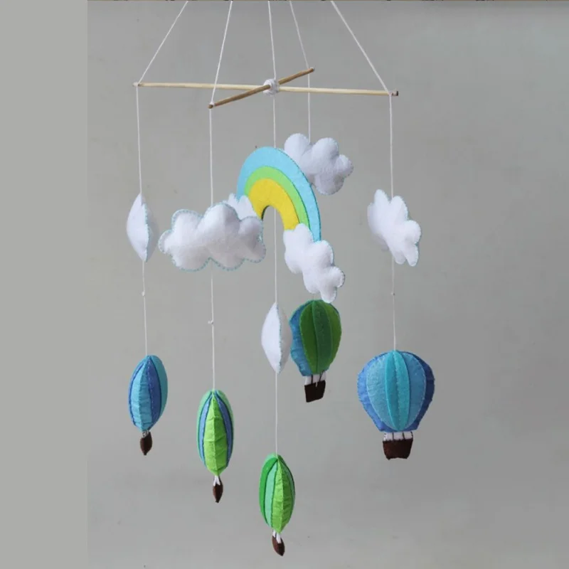 DIY посылка, тепловой воздушный шар, ветряные колокольчики, войлок, Набор для творчества, войлок, сделай сам, поделки ручной работы, ручная сумка, режущий войлок, материал, сладкий стиль