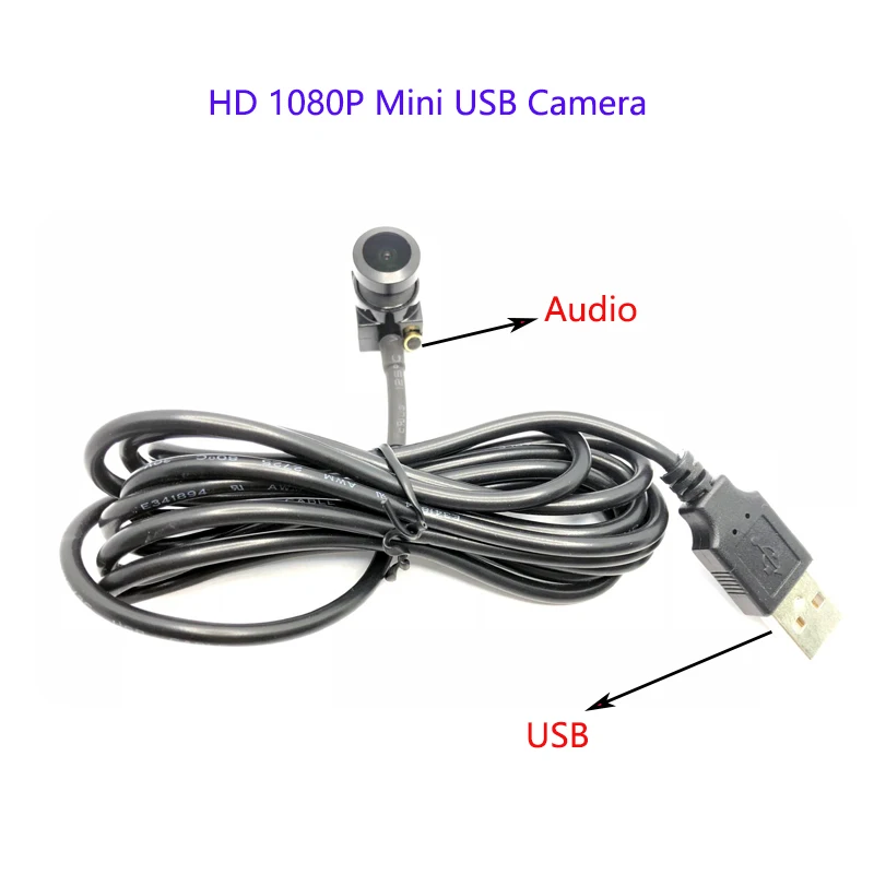 HD 1080 P/2MP широкоугольная мини USB камера CCTV камера с видеонаблюдением UVC USB камера мини Windows pc веб-камера