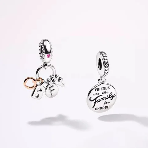 Newst оригинальные Друзья Семья подвеска с деревом жизни Шарм бисера fit Pandora талисманы Серебро 925 браслет ожерелье DIY женские ювелирные изделия