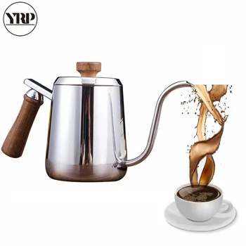 

coffee maker stainless steel pot geyser gooseneck kettle drip coffee tools filter for coffee cold brew pots kitchen accessories