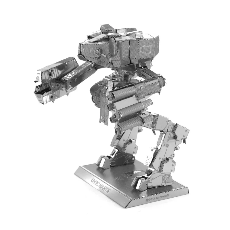 Love Spell цельнометаллический DIY собранная модель 3D нанометровая головоломка Halo Mantis No