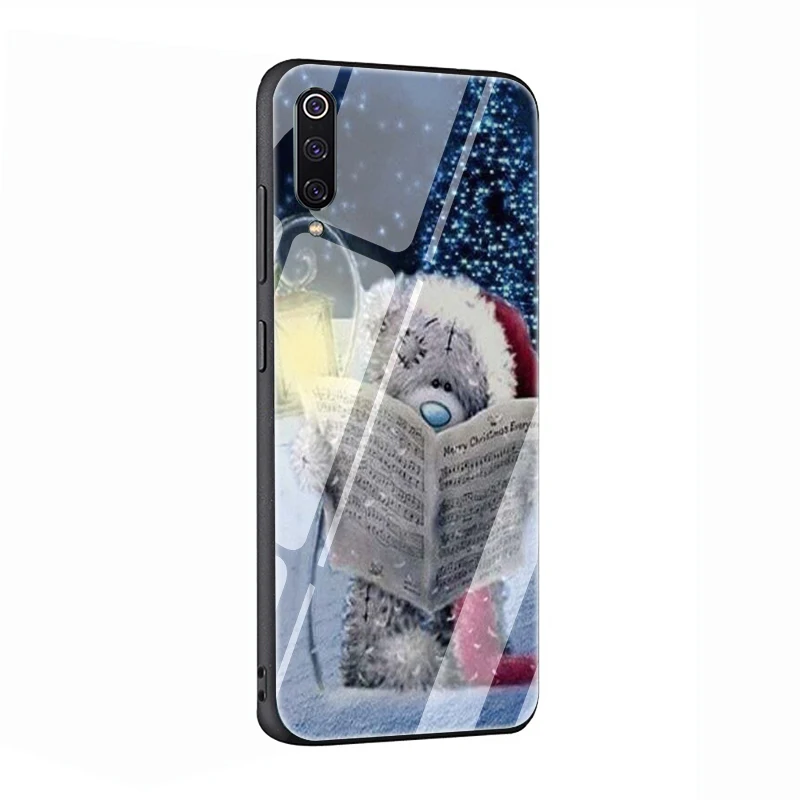 G5 EWAU Merry Christmas снеговик медведь закаленное стекло чехол для телефона Xiaomi 5X6X8 Lite 9 A1 A2 F1 Remdi 4X 6A Note 5 6 7 pro - Цвет: G5