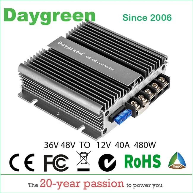 11,11 48VDC до 12VDC 5A 10A 20A 30A 40A 50A 60A Golf Cart редуктор Напряжения DC понижающий преобразователь CE сертифицированный - Цвет: 36V 48V TO 12V 40A