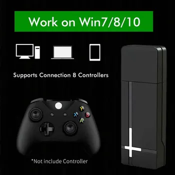 

Accessories Game Controller PC Laptop Black Wireless Adapter Player Dongle Easy Apply USB Receiver Home Converter For Xbox One