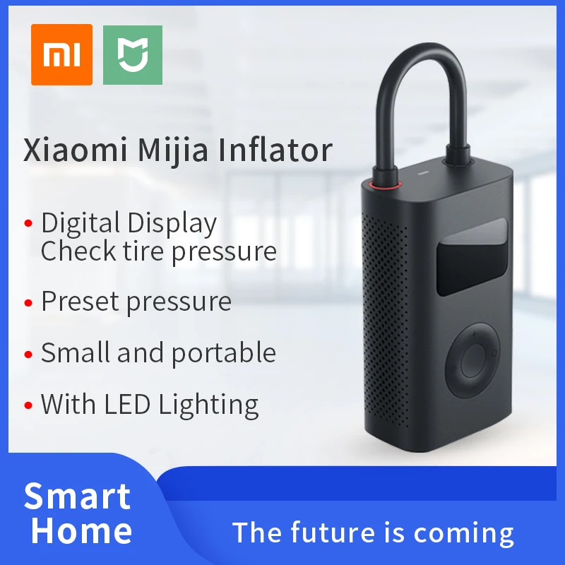 Xiaomi Mijia надувной насос Портативный электрический умный датчик давления цифровой для велосипеда мотоцикла автомобиля шины Баскетбол Футбол|Смарт-гаджеты| | АлиЭкспресс
