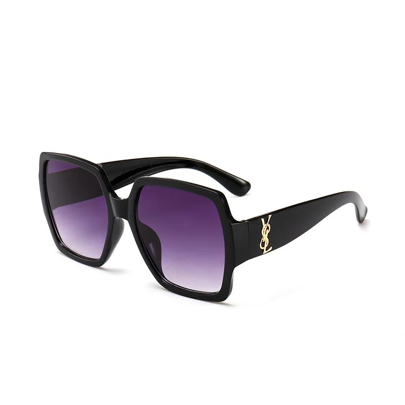 Luxury Square Sunglasses Women Brand Designer Mirror Black Shades UV400 For Female Male Eyewear Sun Glasses lentes de sol mujer - Цвет линз: 3