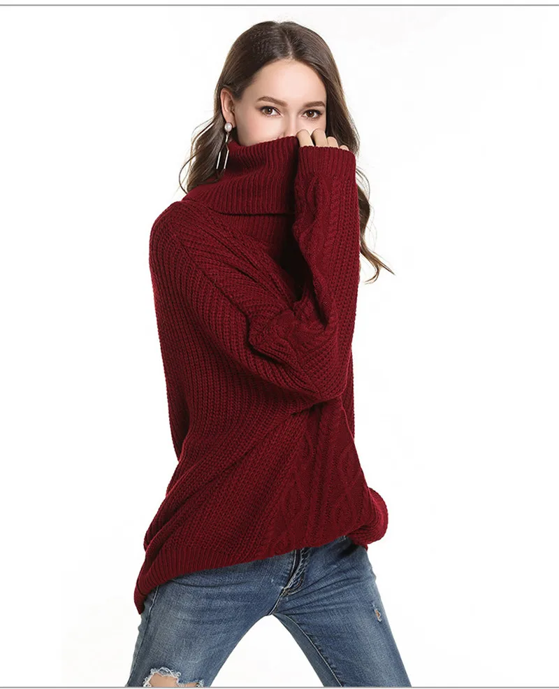 Женский свитер с высоким воротником размера плюс, свитер для беременных, платье, зимняя одежда для беременных, свитера для беременных, зимняя одежда для беременных