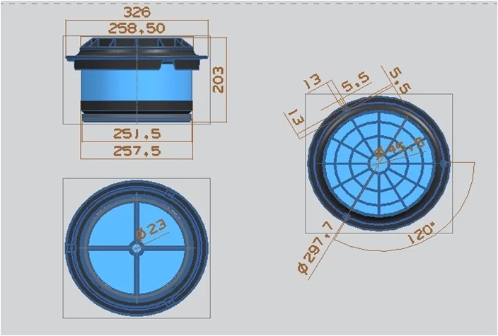 CA4700 для Baldwin канал потока воздушный элемент-Заменяет: Donaldson P548070, P607955