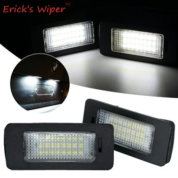 

Erick's Wiper 2PCS License Plate Light Led Number Plate Holder Lamp No Error For BMW E39 E60 E60N E61 E90 E91 E90N E92 E93 E46