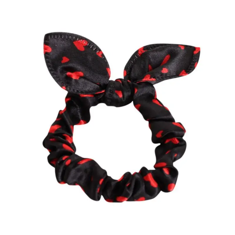 1 шт., детская Милая двухцветная лента для волос для девочек, резинка для волос, аксессуары e