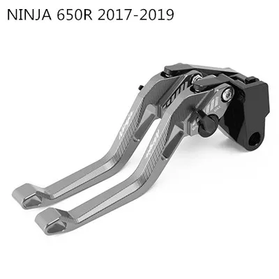 Рекомендуемый товар аксессуары для мотоциклов Kawasaki NINJA650 NINJA 650R- VERSYS 650 CNC рычаги тормозного сцепления мотоцикла - Цвет: NINJA650R Titanium