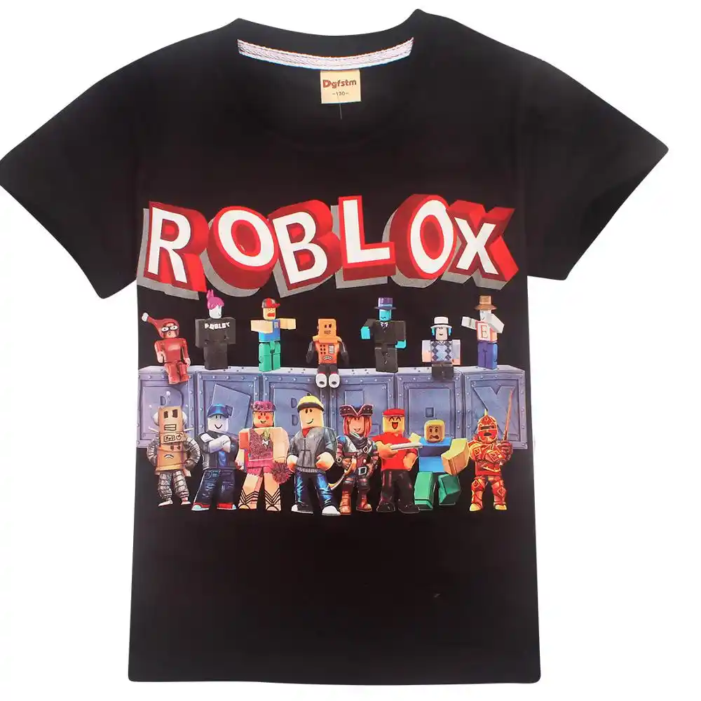 Hot Game Kid Robloxing Cartoon Costume T Shirt Children Boys Girls Summer Clothing Clothes Halloween Cosplay Party Sweatshirt Aliexpress - roblox dance costumes