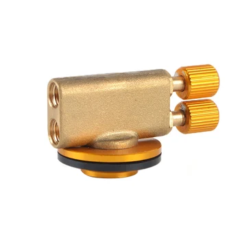 

Double Head Control Charging Gas Stove Switch Liquefied Tank Camping Inflatable Cook Adapter Flat Cylinder Safe Outdoor