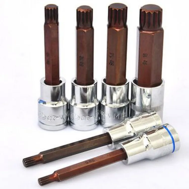 

1/2 Twelve Angle Screwdriver Sleeves Pressure Supporting Head M14 Bit