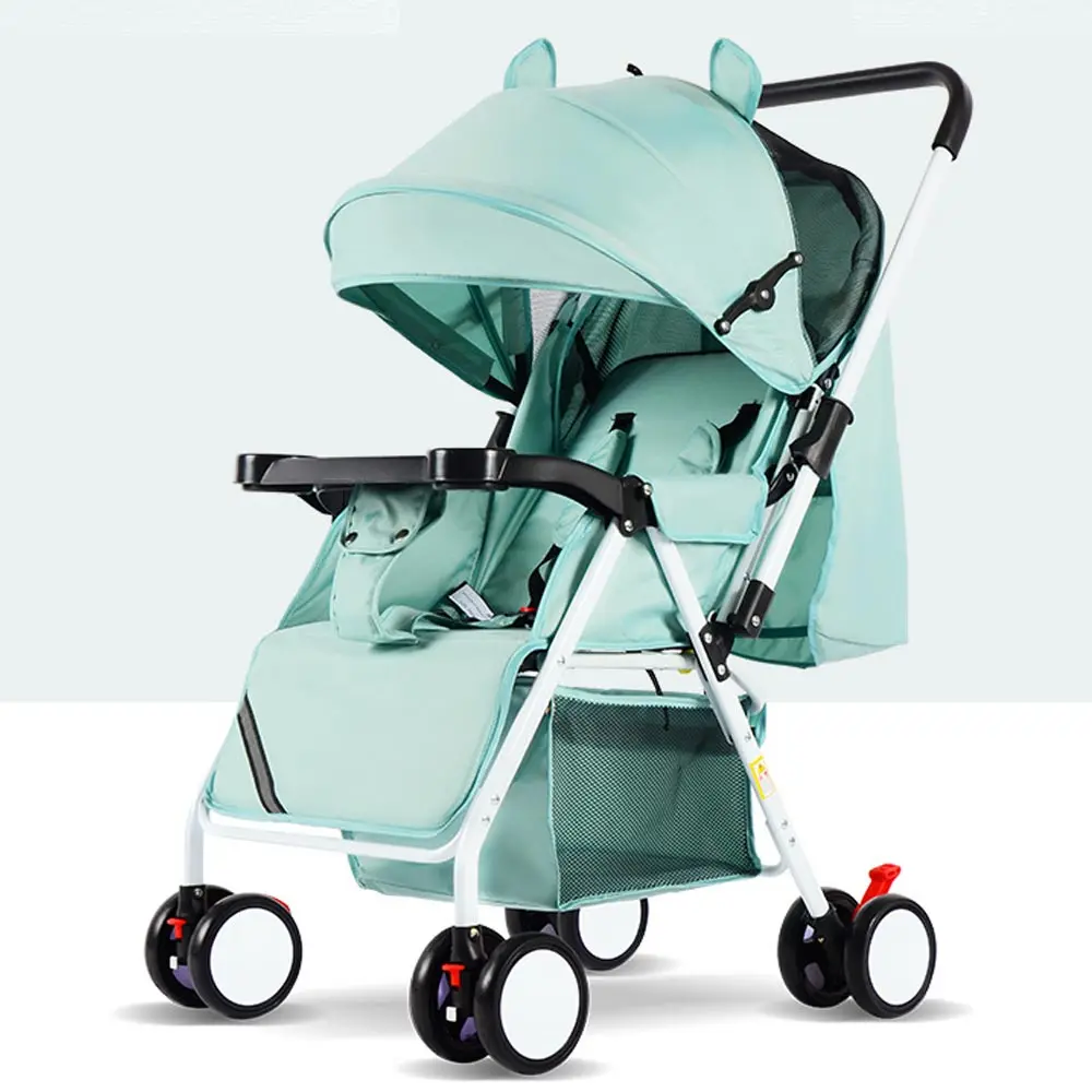 

Baby stroller ultra light and convenient folding can sit lie baby simple umbrella child mini four wheel car