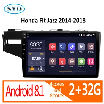 شراءراديو سيارة يعمل بنظام أندرويد 2 + 32G لسيارة Honda Fit Jazz 2014 2015 2016 2017 2018 Autoradio صوت أوتوماتيكي مزود بكاميرا ستيريو من Atoto Parktronic