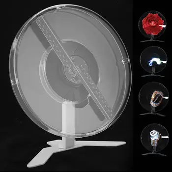 

25cm 3D Holographic Projection Advertising Machine Desktop WIFI AD Player 100-240V New