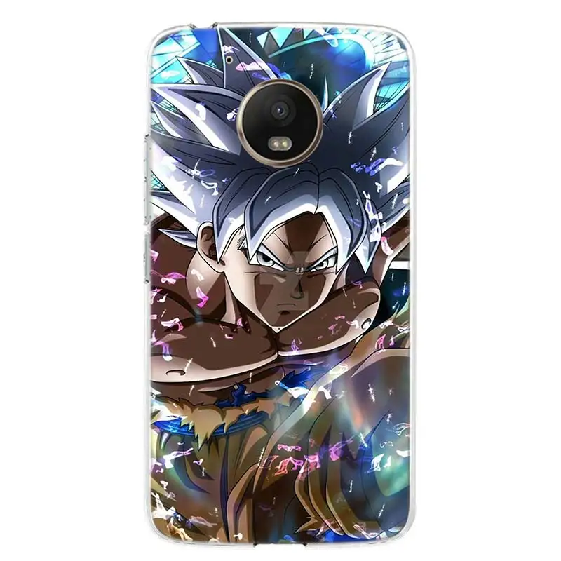 Dragon Ball Z чехол Гоку чехол для телефона для Motorola Moto G7 G6 G5S G5 E4 Plus G4 E5 Play power EU Подарочный чехол с рисунком - Цвет: TW011-6