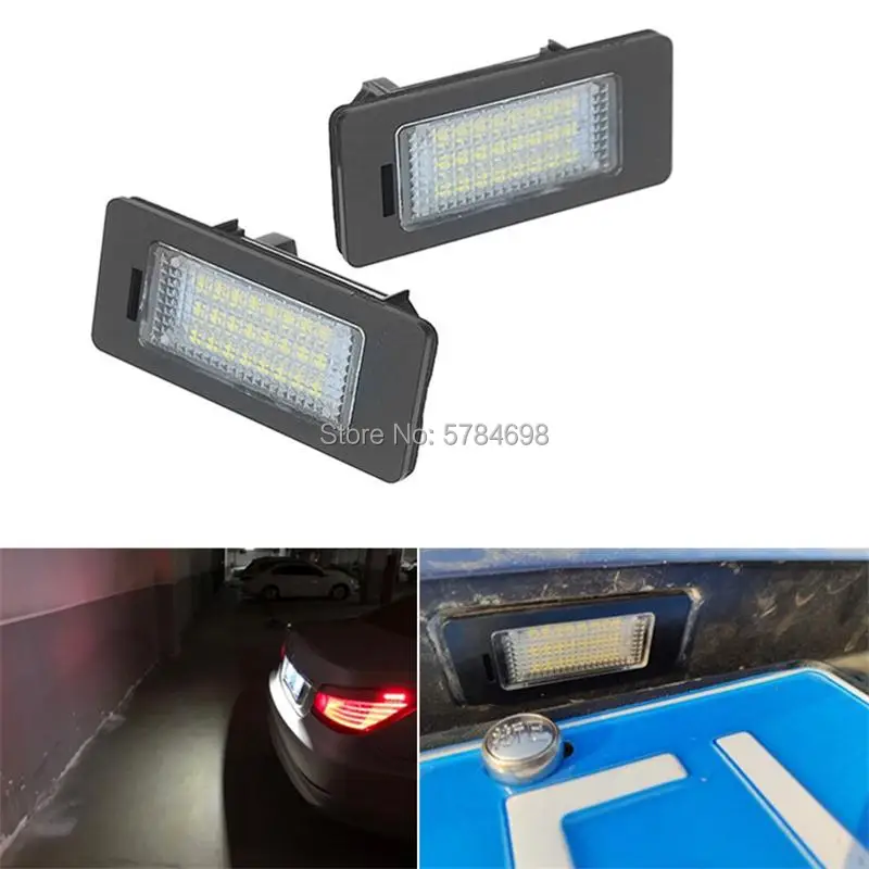 2 шт. Canbus светодиодный номерной знак для BMW F30 F22 F23 светильник F31 F34 F35 F32 F33 F36