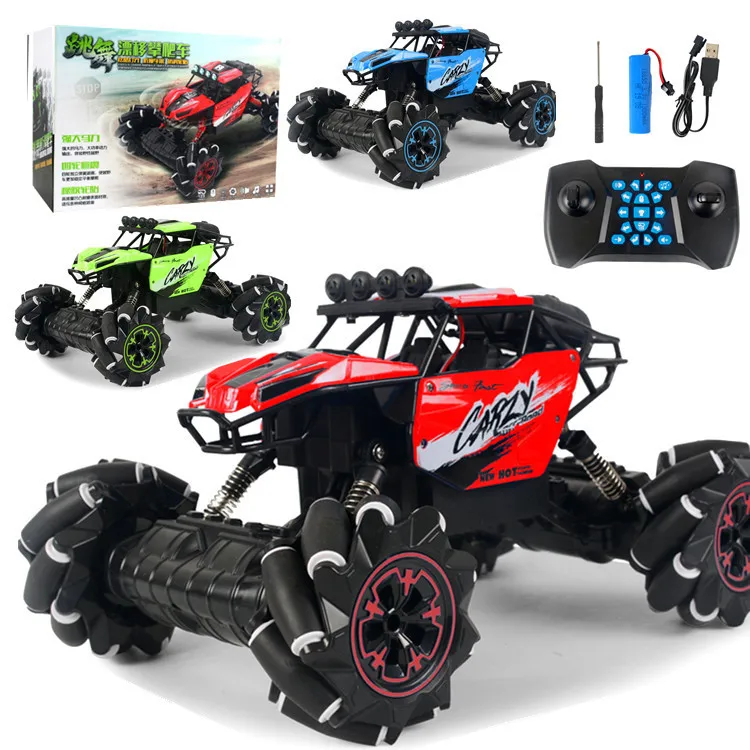 1:16 RC Car 2.4GHz 4WD sideway drift Rc Car Off-road Music Remote Control Car Stunt Drift Climbing Car Toys for Children Gifts