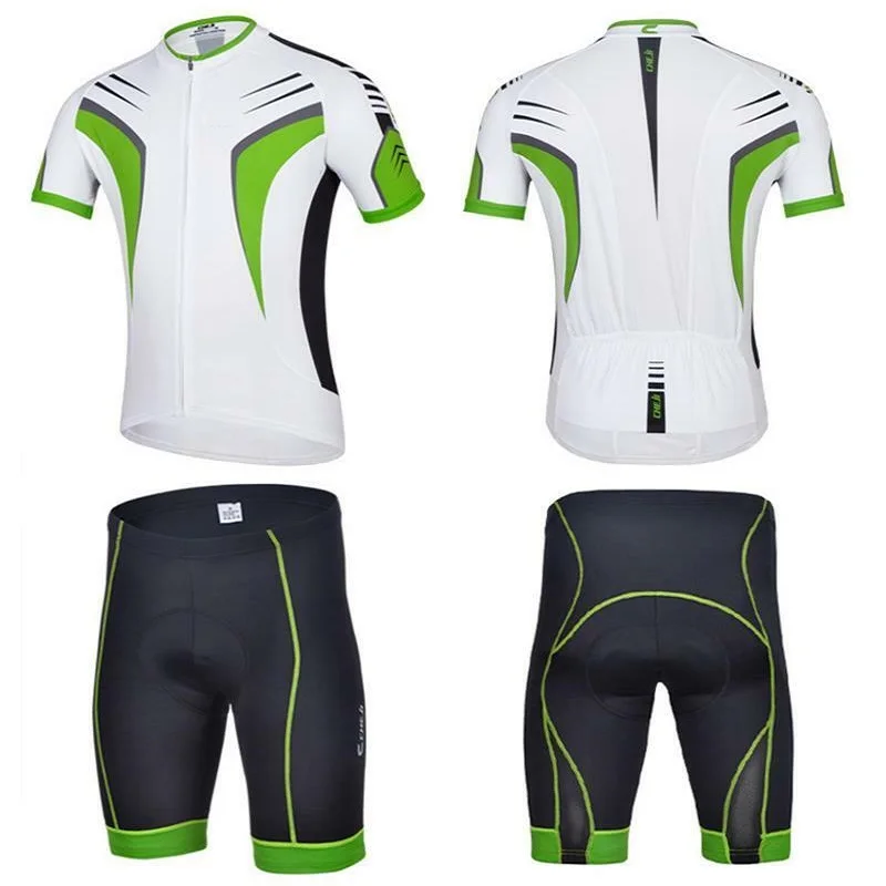 Men Cycling Jersey Short Sleeve Shirt and Short Tight Summer Breathable Bicycle Jerseys Road Bike Racing Cycling Clothing