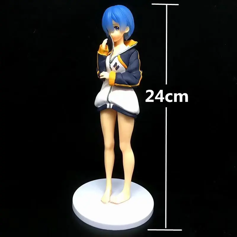

Native Re: Life In A Different World from Zero Rem Ram Sexy Swimsuit Bikini Summer Beach School Uniform Ver. PVC Action Figure
