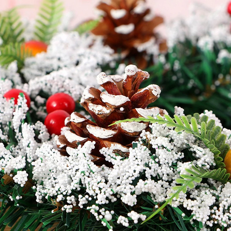 20 см Настенное подвесное Рождественское украшение-гирлянда, украшение на дверь, домашний декор, праздничные аксессуары для рождества, вечерние