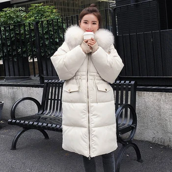

Korean Style 2020 Winter Jacket Women Stand Collar Solid Female Down Coat Loose Oversized Womens Short Parka H32