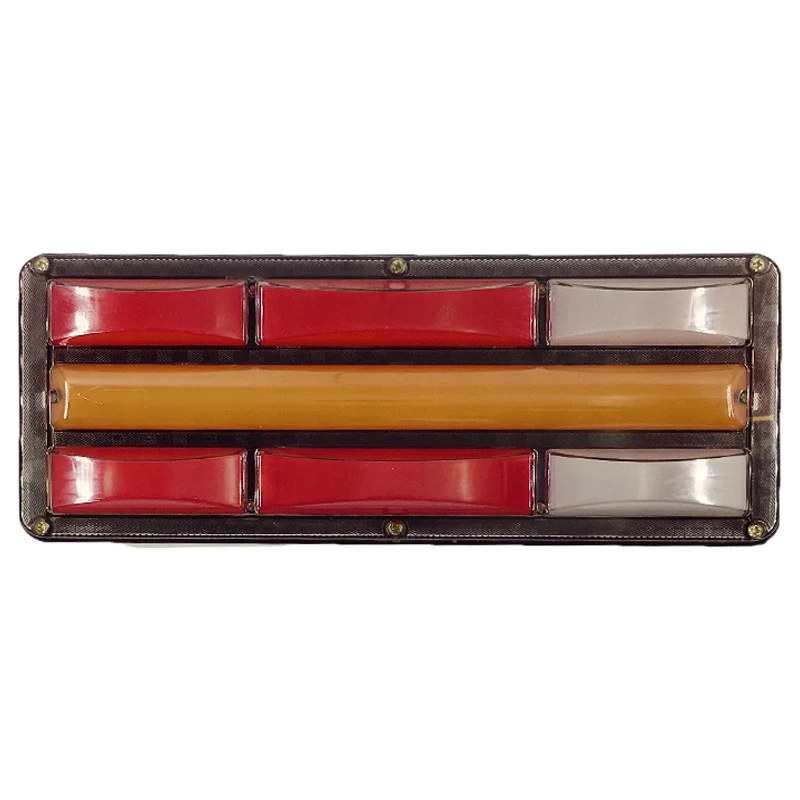1 пара Универсальный Водонепроницаемый светодиодный задний стоп-сигнал Задние огни для детей возрастом от 12 V/24 V Heavry грузовик с прицепом с вода течет сигнальные лампы 33 см